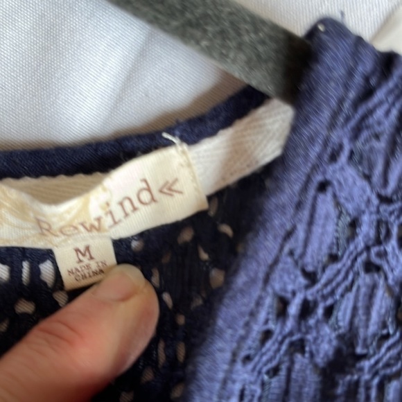 Rewind Navy Tank Top - Picture 8 of 9